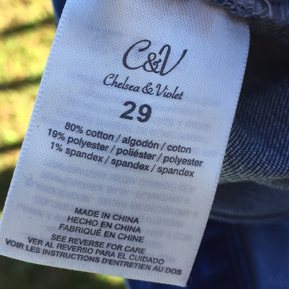 C&V Chelsea & Violet jeans - Picture 4 of 4